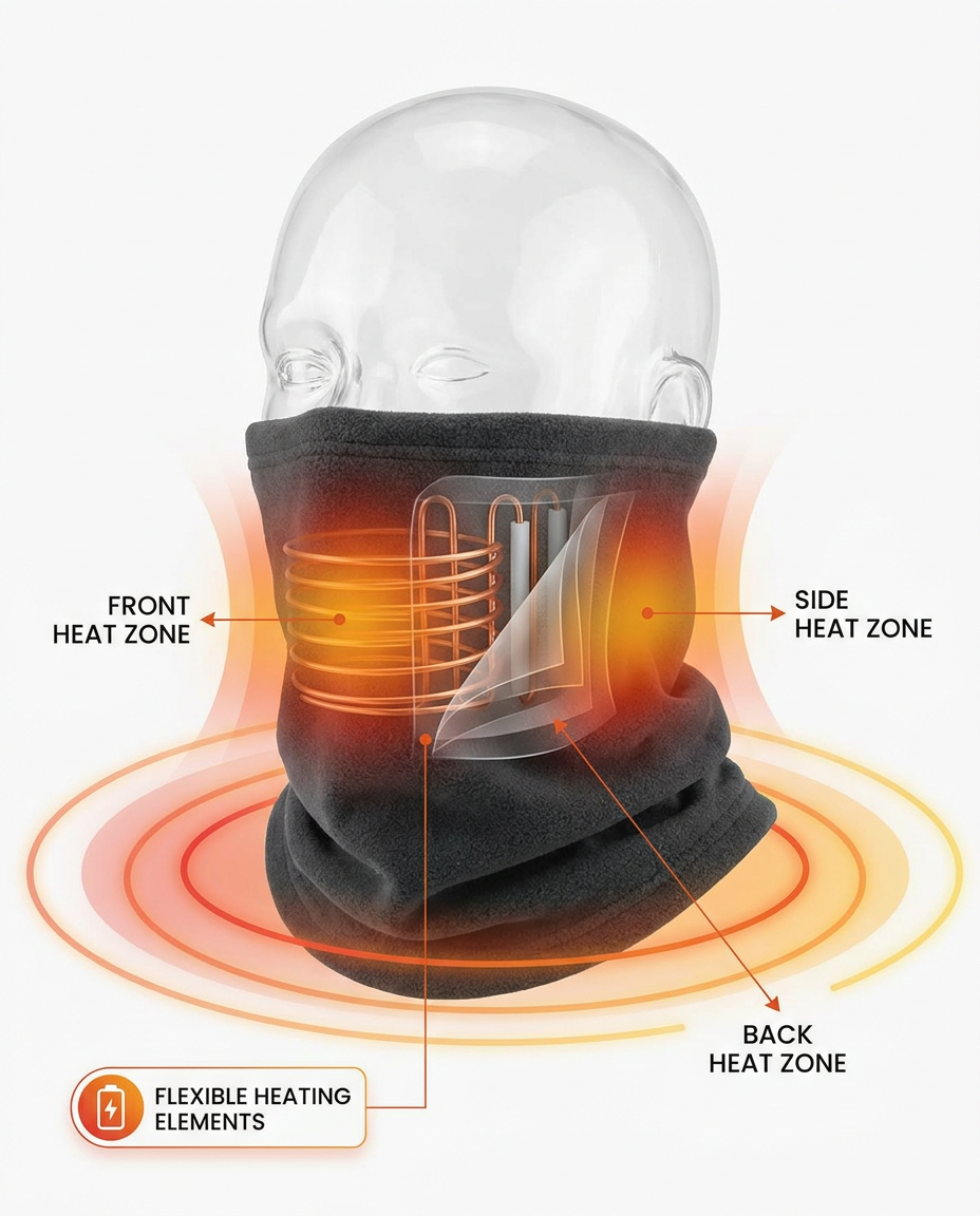 How the heating works - internal heating element diagram