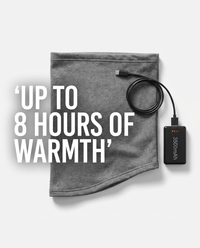 USB rechargeable 3500mAh battery - up to 8 hours of warmth