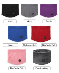All 7 color variants grid - Black Gray Purple Blue Christmas Red Fish Scale Pink Phantom Gray